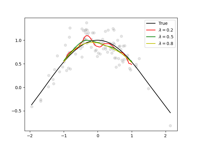 plot local polynomials 1d