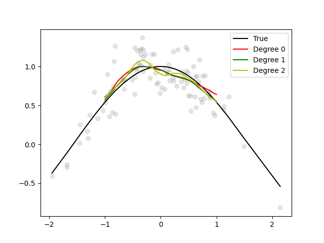 plot local polynomials 1d